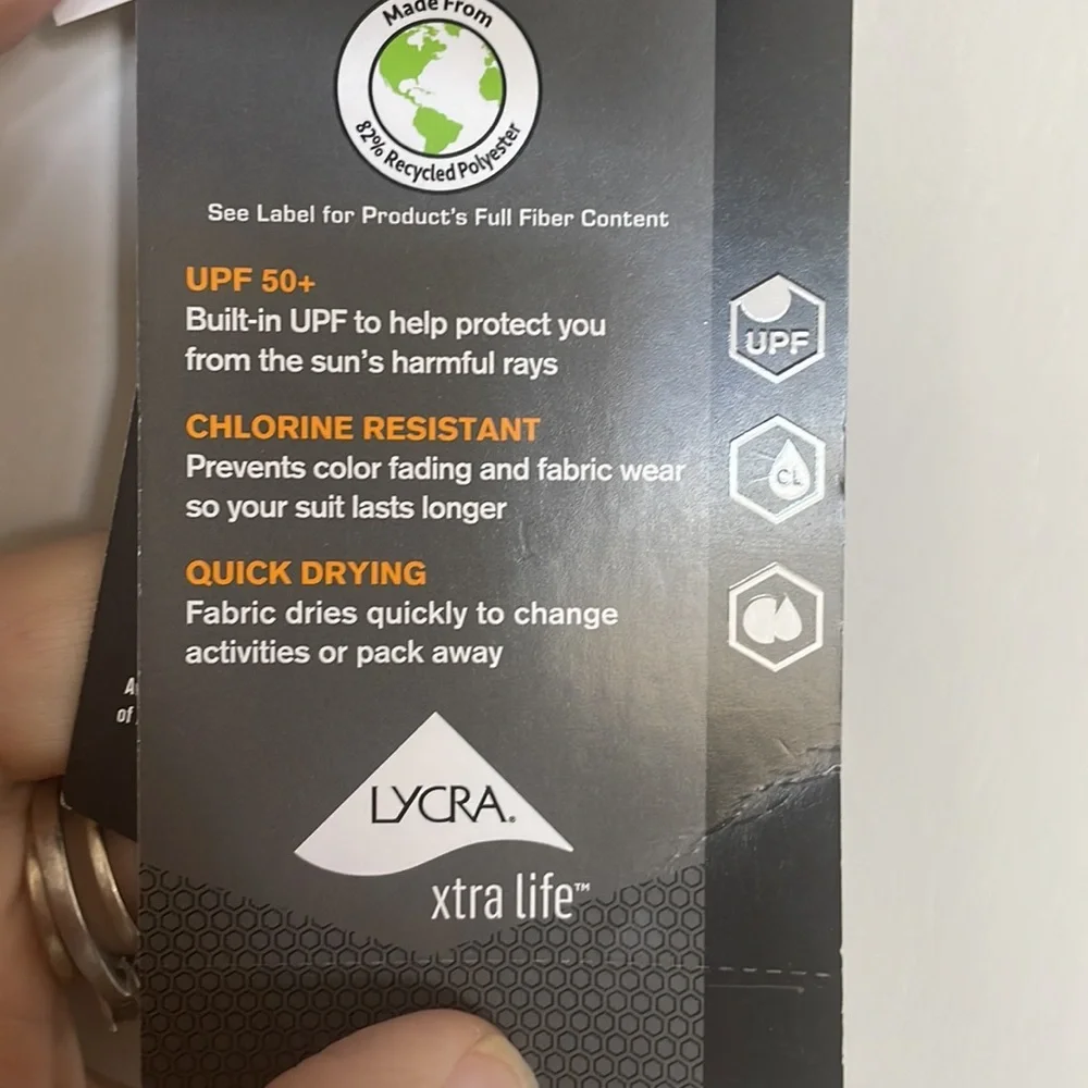 AVIA CROSS BACK SPORTS TOP/SWIMSUIT SIZE S NWT - Picture 4 of 7